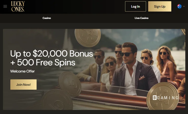 Lucky Ones Casino Website