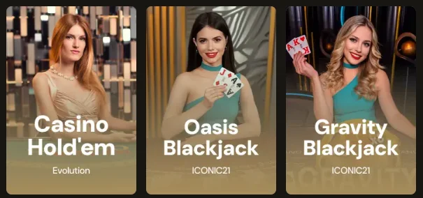 Live Blackjack at Lucky Ones